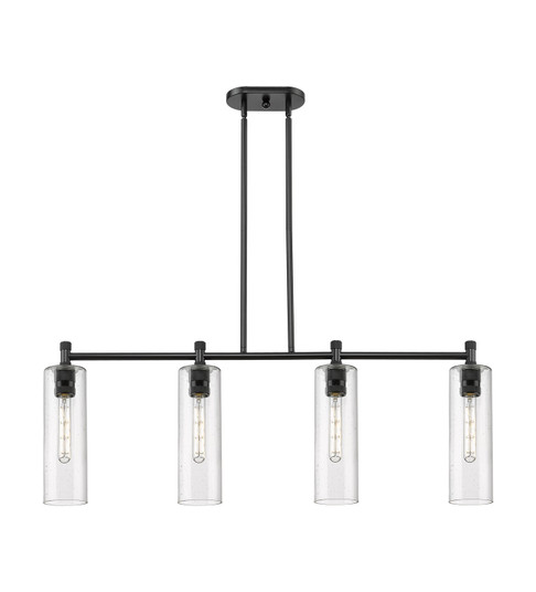 Linear/Island 4 Light + by Innovations ( 405 | 434-4I-BK-G434-12SDY Downtown Urban ) 