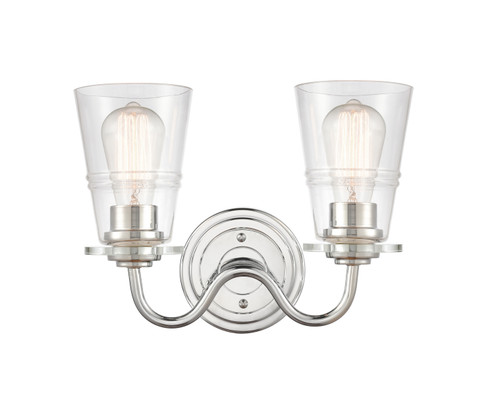 Bathroom Fixtures Two Lights by Innovations ( 405 | 421-2W-PC-CL Auralume ) 