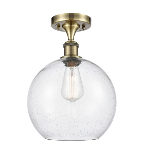 Semi-Flush Mts. Glass Down by Innovations ( 405 | 516-1C-AB-G124-10 Ballston ) 