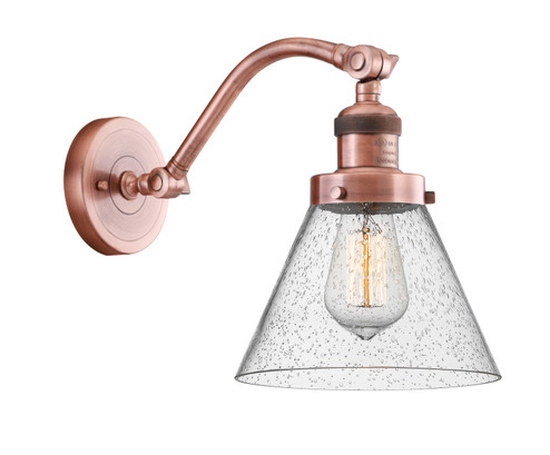 Sconces Single Glass by Innovations ( 405 | 515-1W-AC-G44-LED Franklin Restoration ) 