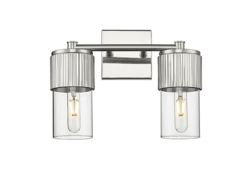 Bathroom Fixtures Two Lights by Innovations ( 405 | 428-2W-SN-G428-7CL Downtown Urban ) 