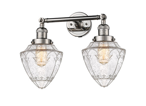 Bathroom Fixtures Two Lights by Innovations ( 405 | 208-PN-G664-7 Franklin Restoration ) 