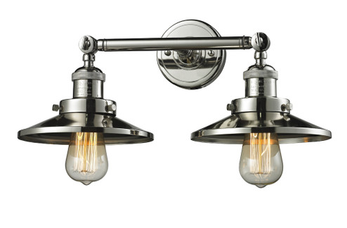 Bathroom Fixtures Two Lights by Innovations ( 405 | 208-PN-M1 Franklin Restoration ) 
