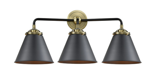 Bathroom Fixtures Three Lights by Innovations ( 405 | 284-3W-BAB-M13-BK-LED Nouveau ) 