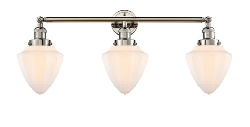 Bathroom Fixtures Three Lights by Innovations ( 405 | 205-PN-G661-7 Franklin Restoration ) 