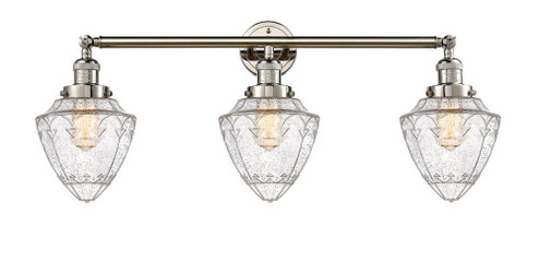 Bathroom Fixtures Three Lights by Innovations ( 405 | 205-PN-G664-7 Franklin Restoration ) 