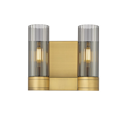 Bathroom Fixtures Two Lights by Innovations ( 405 | 429-2W-BB-G429-8SM Downtown Urban ) 