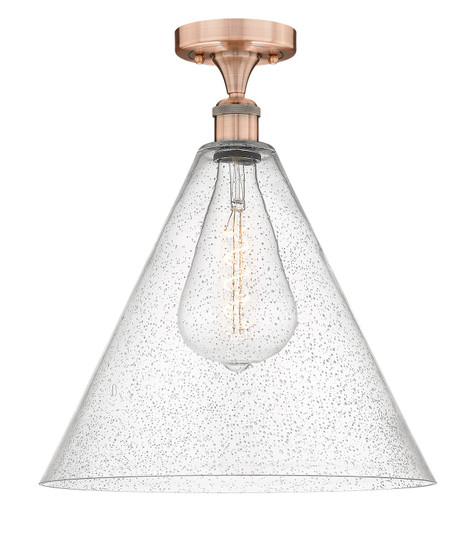 Semi-Flush Mts. Glass Down by Innovations ( 405 | 616-1F-AC-GBC-164 Edison ) 