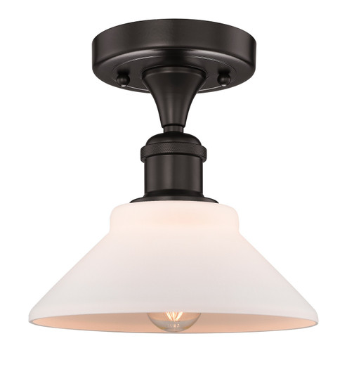 Semi-Flush Mts. Glass Down by Innovations ( 405 | 616-1F-OB-G131 Edison ) 