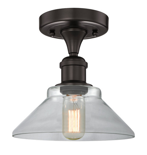 Semi-Flush Mts. Glass Down by Innovations ( 405 | 616-1F-OB-G132 Edison ) 