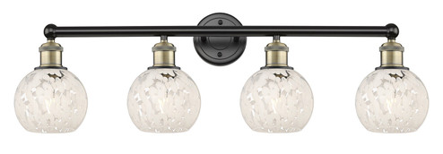 Bathroom Fixtures Four Lights by Innovations ( 405 | 616-4W-BAB-G1216-6WM Edison ) 