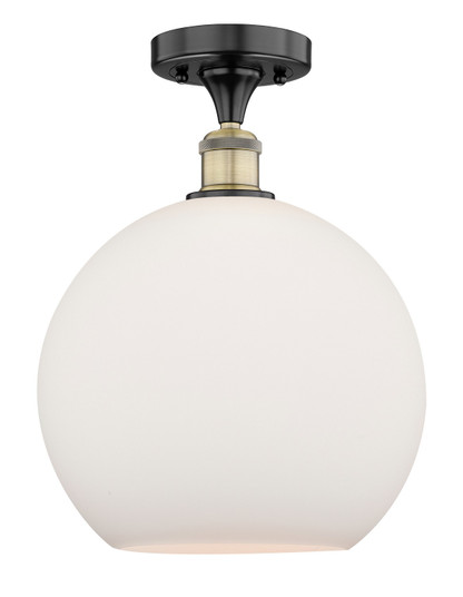 Semi-Flush Mts. Glass Down by Innovations ( 405 | 616-1F-BAB-G121-12 Edison ) 