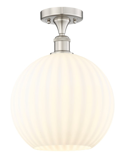 Semi-Flush Mts. Glass Down by Innovations ( 405 | 616-1F-SN-G1217-12WV Edison ) 