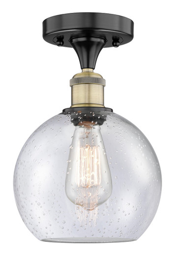 Semi-Flush Mts. Glass Down by Innovations ( 405 | 616-1F-BAB-G124-8 Edison ) 