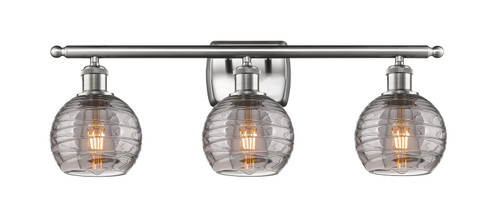 Bathroom Fixtures Three Lights by Innovations ( 405 | 516-3W-SN-G1213-6SM Ballston ) 