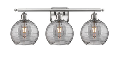 Bathroom Fixtures Three Lights by Innovations ( 405 | 516-3W-SN-G1213-8SM Ballston ) 