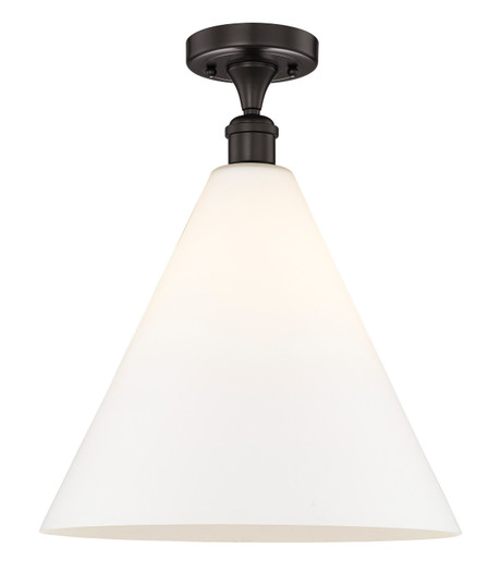 Semi-Flush Mts. Glass Down by Innovations ( 405 | 616-1F-OB-GBC-161 Edison ) 