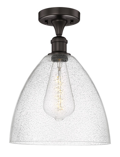 Semi-Flush Mts. Glass Down by Innovations ( 405 | 616-1F-OB-GBD-124 Edison ) 