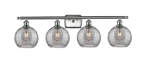 Bathroom Fixtures Four Lights by Innovations ( 405 | 516-4W-SN-G1213-8SM Ballston ) 