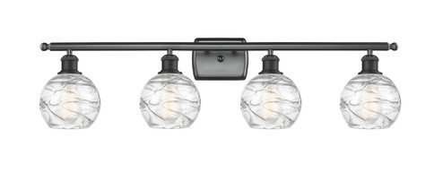 Bathroom Fixtures Four Lights by Innovations ( 405 | 516-4W-BK-G1213-6-LED Ballston ) 