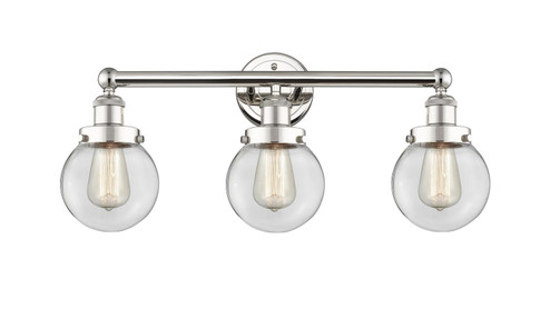 Bathroom Fixtures Three Lights by Innovations ( 405 | 616-3W-PN-G202-6 Edison ) 