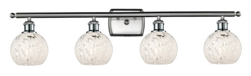 Bathroom Fixtures Four Lights by Innovations ( 405 | 516-4W-SN-G1216-6WM Ballston )  Bathroom Fixtures Four Lights by Innovations ( 405 | 516-4W-SN-G1216-6WM Ballston )