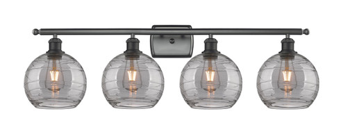 Bathroom Fixtures Four Lights by Innovations ( 405 | 516-4W-BK-G1213-8SM Ballston ) 