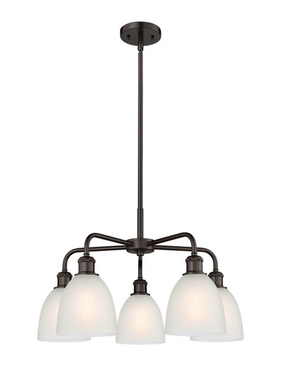 Mid. Chandeliers Glass Down by Innovations ( 405 | 516-5CR-OB-G381 Ballston ) 
