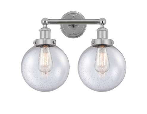 Bathroom Fixtures Two Lights by Innovations ( 405 | 616-2W-PC-G204-8 Edison ) 