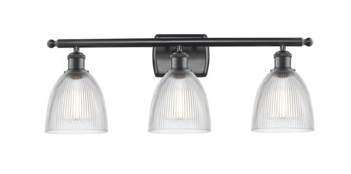 Bathroom Fixtures Three Lights by Innovations ( 405 | 516-3W-BK-G382-LED Ballston ) 