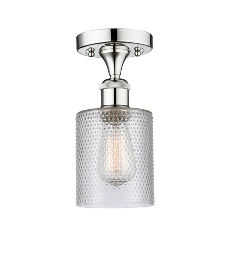 Semi-Flush Mts. Glass Down by Innovations ( 405 | 616-1F-PC-G112 Edison ) 