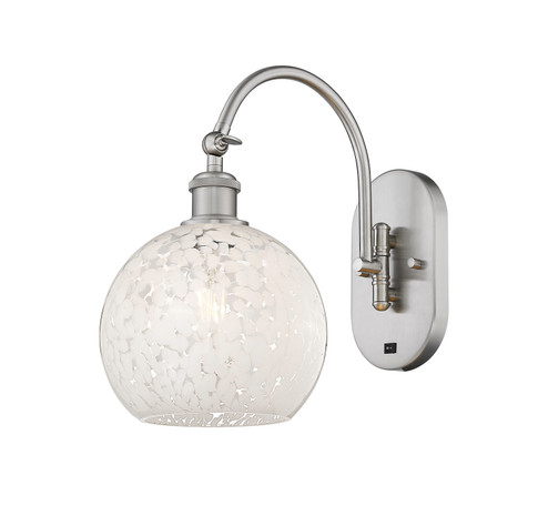 Sconces Single Glass by Innovations ( 405 | 518-1W-SN-G1216-8WM Ballston ) 