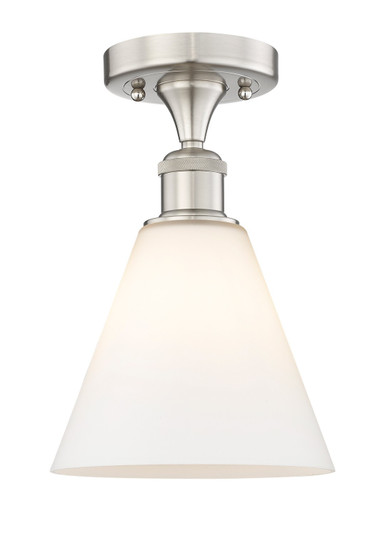 Semi-Flush Mts. Glass Down by Innovations ( 405 | 616-1F-SN-GBC-81 Edison ) 