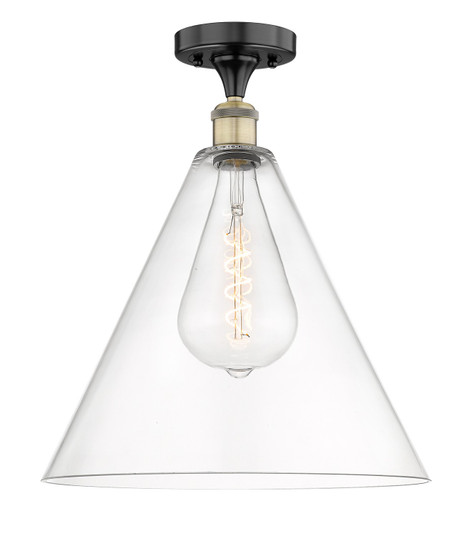 Semi-Flush Mts. Glass Down by Innovations ( 405 | 616-1F-BAB-GBC-162 Edison ) 