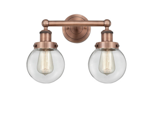 Bathroom Fixtures Two Lights by Innovations ( 405 | 616-2W-AC-G202-6 Edison ) 
