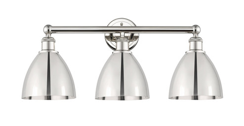 Bathroom Fixtures Three Lights by Innovations ( 405 | 616-3W-PN-MBD-75-PN Edison ) 