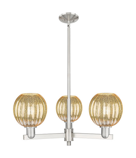 Mid. Chandeliers Glass Up by Innovations ( 405 | 716-3CR-SN-G458-7ME Arcadia ) 