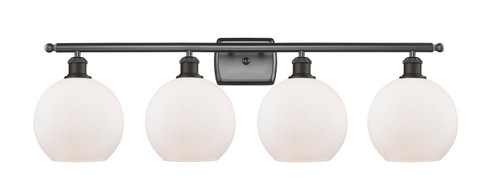 Bathroom Fixtures Four Lights by Innovations ( 405 | 516-4W-OB-G121-8 Ballston ) 