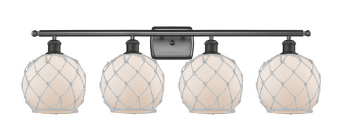 Bathroom Fixtures Four Lights by Innovations ( 405 | 516-4W-OB-G121-8RW Ballston ) 