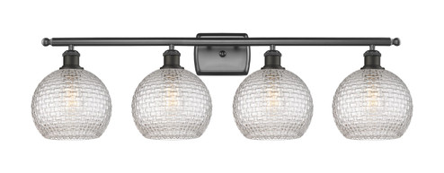 Bathroom Fixtures Four Lights by Innovations ( 405 | 516-4W-OB-G122C-8CL Ballston ) 