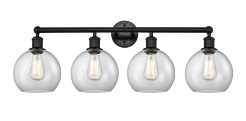 Bathroom Fixtures Four Lights by Innovations ( 405 | 616-4W-BK-G122-8 Edison ) 