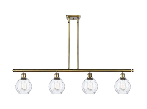 Linear/Island 4 Light + by Innovations ( 405 | 516-4I-AB-G362-LED Ballston ) 