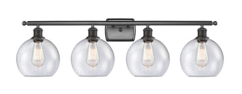 Bathroom Fixtures Four Lights by Innovations ( 405 | 516-4W-OB-G124-8-LED Ballston )  Bathroom Fixtures Four Lights by Innovations ( 405 | 516-4W-OB-G124-8-LED Ballston )