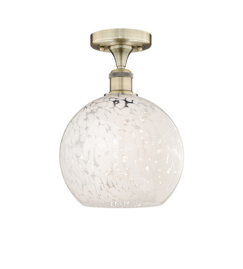 Semi-Flush Mts. Glass Down by Innovations ( 405 | 616-1F-AB-G1216-10WM Edison ) 