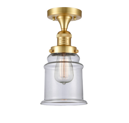 Semi-Flush Mts. Glass Down by Innovations ( 405 | 517-1CH-SG-G182-LED Franklin Restoration ) 
