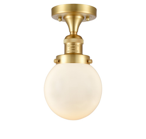 Semi-Flush Mts. Glass Down by Innovations ( 405 | 517-1CH-SG-G201-6-LED Franklin Restoration ) 