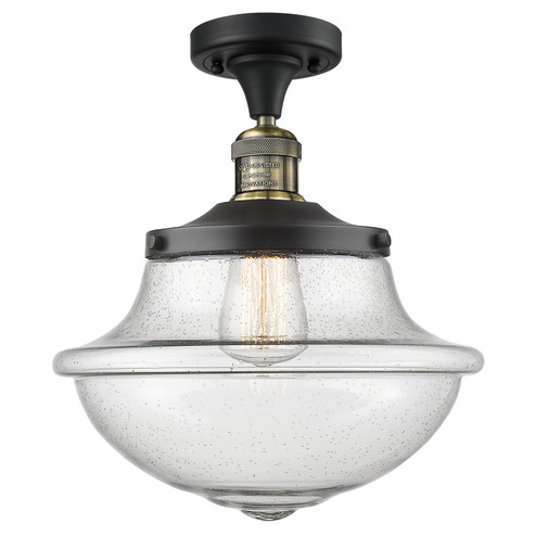 Semi-Flush Mts. Glass Down by Innovations ( 405 | 517-1CH-BAB-G544-LED Franklin Restoration ) 