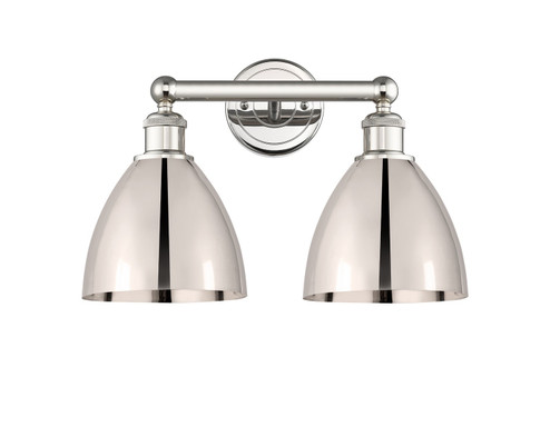Bathroom Fixtures Two Lights by Innovations ( 405 | 616-2W-PN-MBD-75-PN Edison ) 