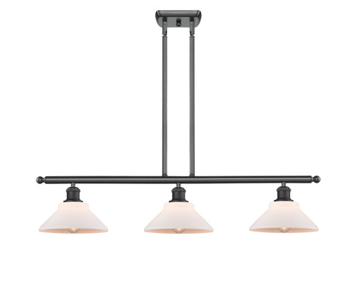 Linear/Island 3 Light Bar by Innovations ( 405 | 516-3I-BK-G131-LED Ballston ) 