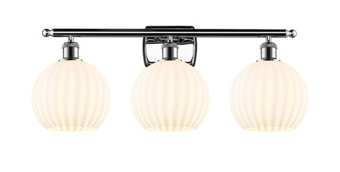 Bathroom Fixtures Three Lights by Innovations ( 405 | 516-3W-PC-G1217-8WV Ballston ) 